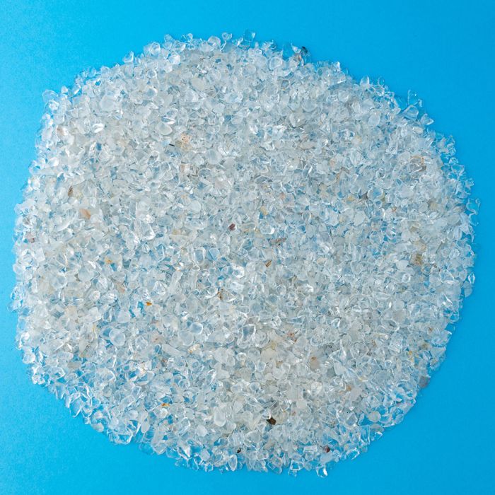 Rock Crystal (Clear Quartz) Tumblestone Chips, India (KGs) NETT