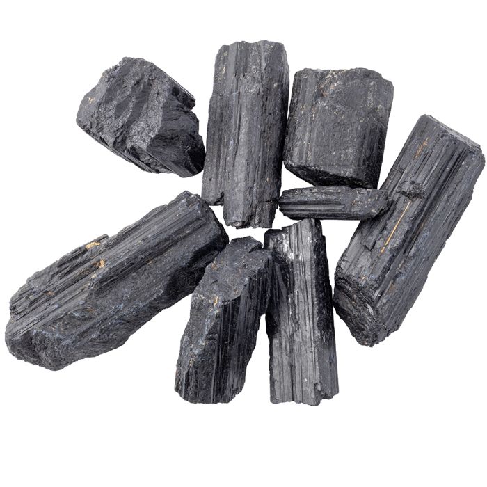 Rough Black Tourmaline Unsized, India (By the KG) NETT