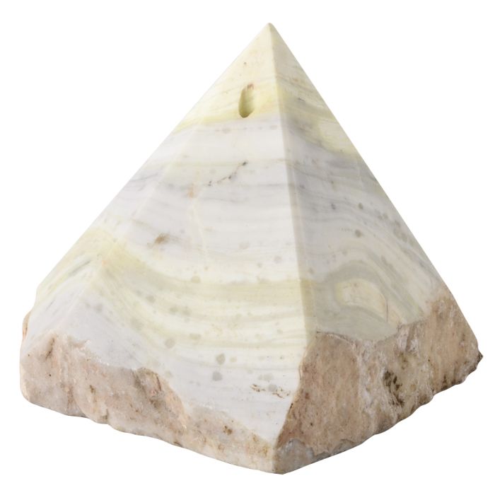 Serpentine Polished Point Incense Holder, India (1pc) 