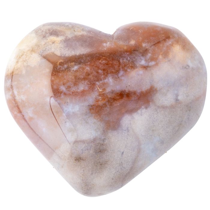 Fancy Jasper Puff Heart 25-30mm (1pc) Nett