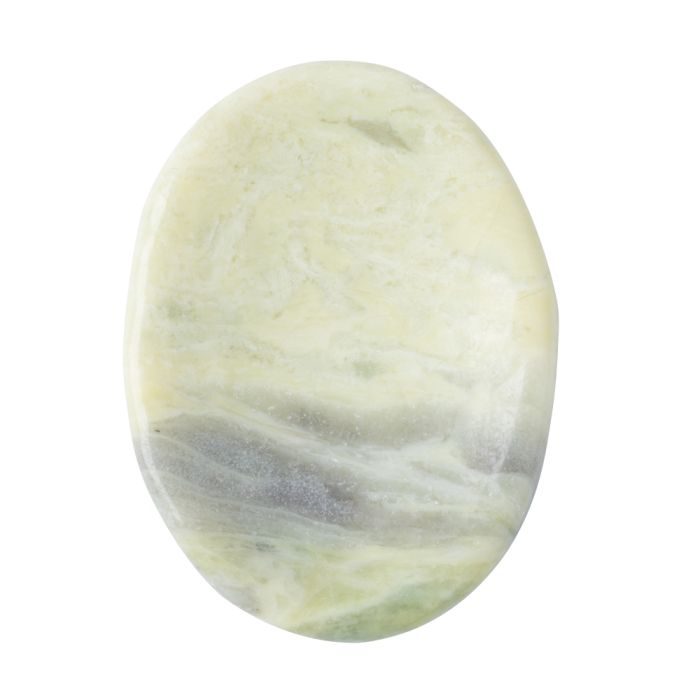 Serpentine Worry Stone, India. approx 30-40mm (1pc) NETT