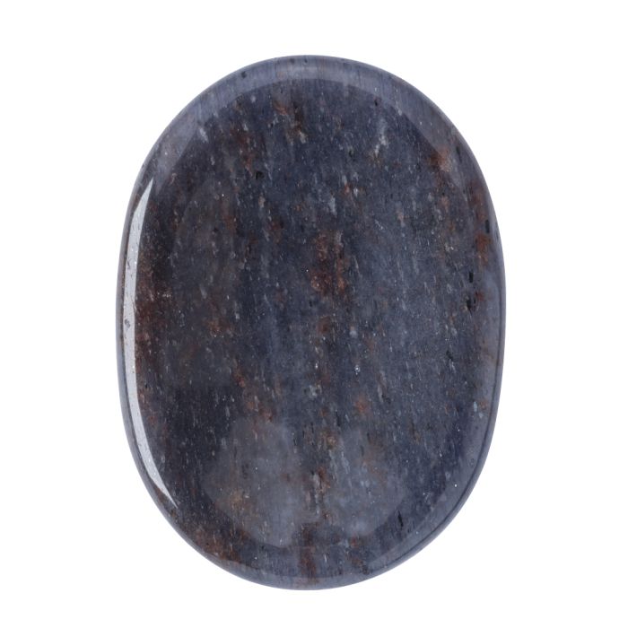 Blue Aventurine Worry Stone, India, approx 30-40mm (1pc) NETT