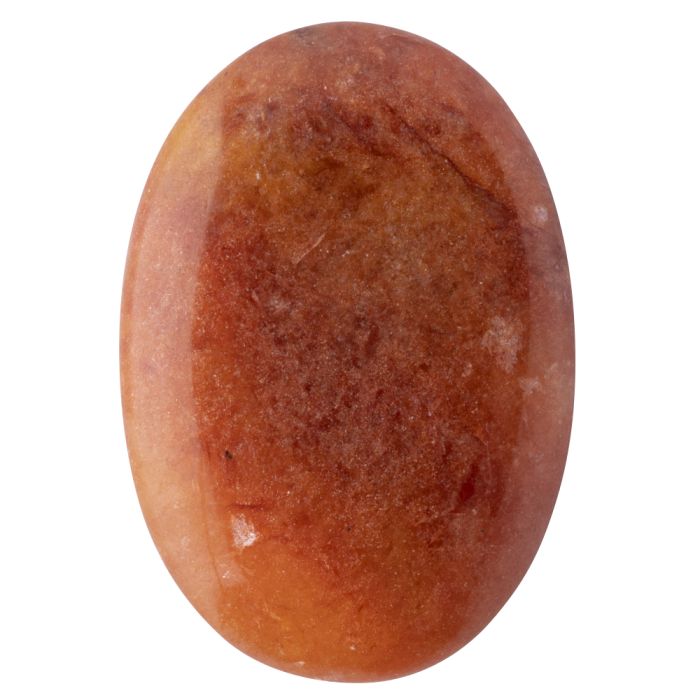 Peach Aventurine Worry Stone, India (1pc) NFD