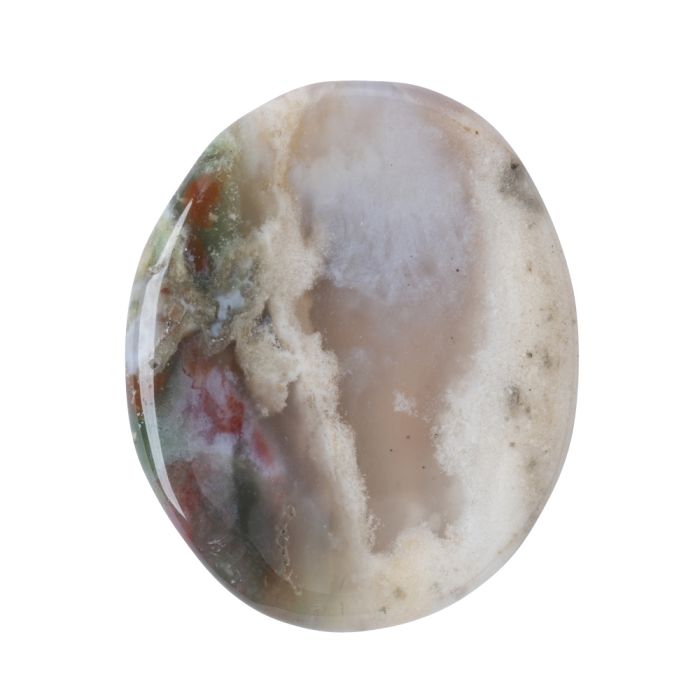 Fancy Jasper Worry Stone, India, approx 30-40mm (1pc) NETT