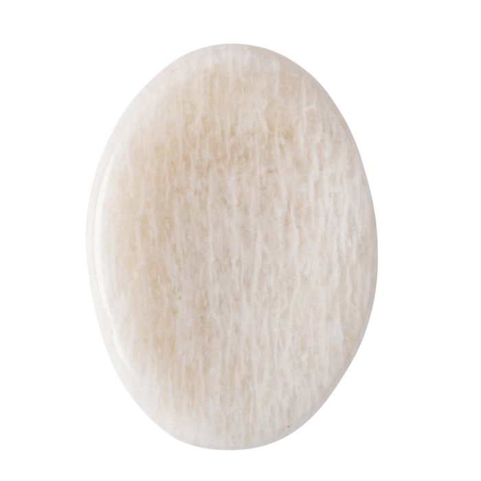 Moonstone Feldspar Worry Stone, India (1pc) NFD