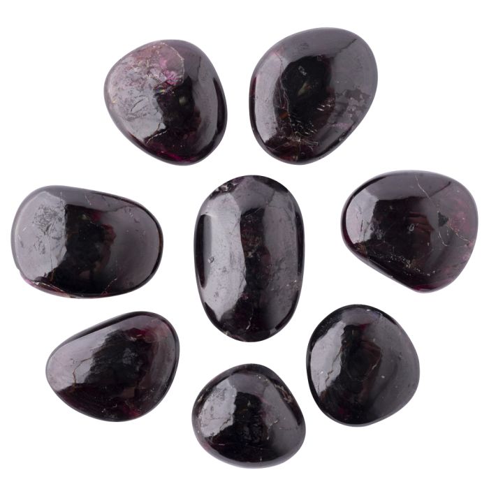 Rhodolite Garnet Tumble 5-10g/pc, India (50g) NETT