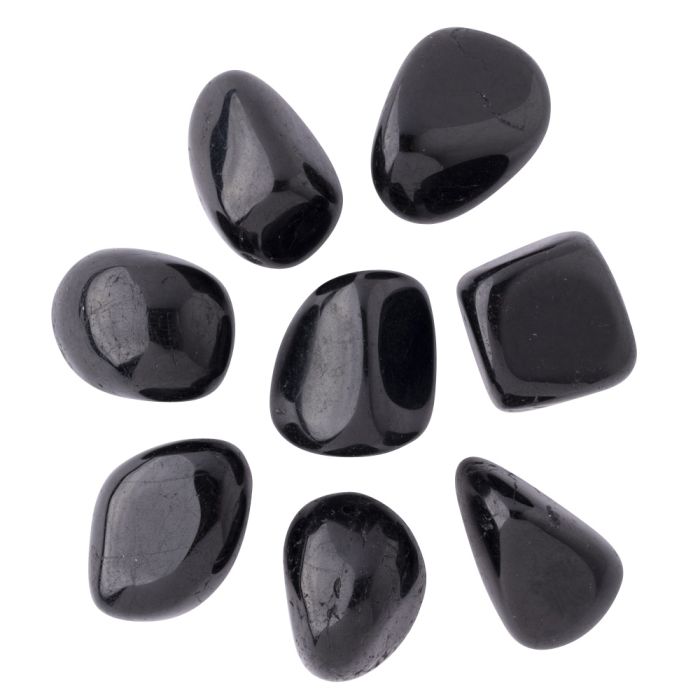 Black Tourmaline Medium Tumblestone 20-30mm, India (100g) NETT