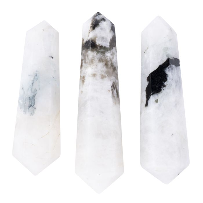 Rainbow Moonstone DT Point, India (1pcs) NETT