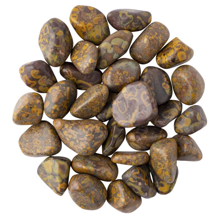 Ajooba Jasper Medium Tumblestone 20-30mm, India (250g) NETT