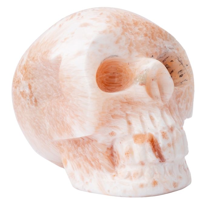 Pink Scolecite Skull 50-55g, India (1pc) NETT