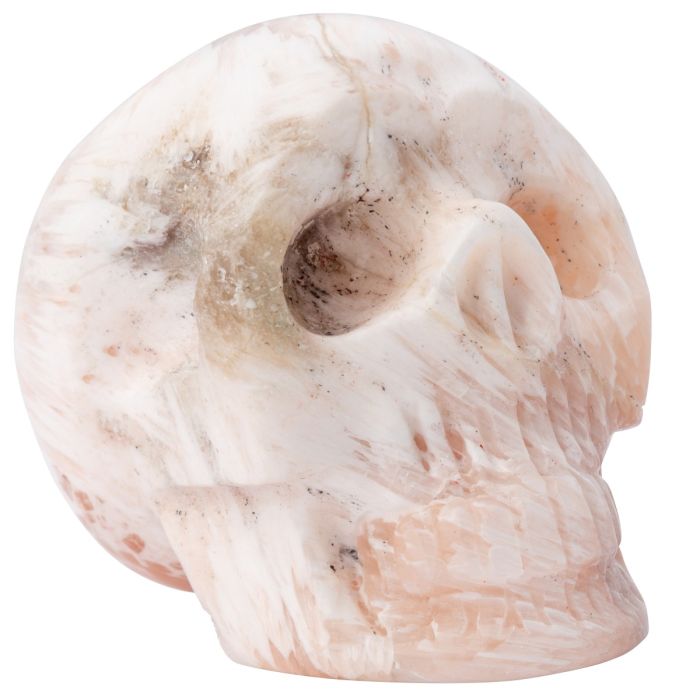 Pink Scolecite Skull 70-75g, India (1pc) NETT