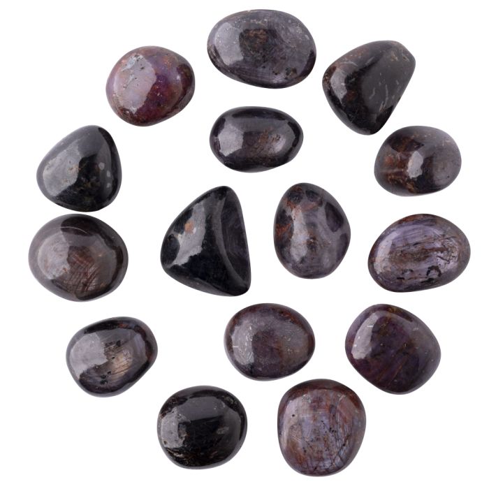 Star Sapphire A Grade Tumblestone 3g/pc, India (50g) NETT