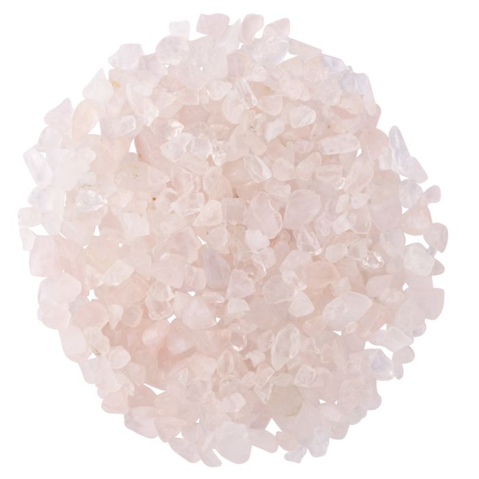 Rose Quartz Tumblestone Chips approx 8-15mm, India (100g) NETT