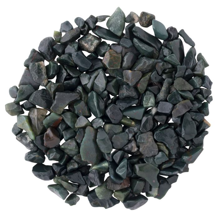 Bloodstone Tumblestone Chips approx 8-15mm, India (100g) NETT