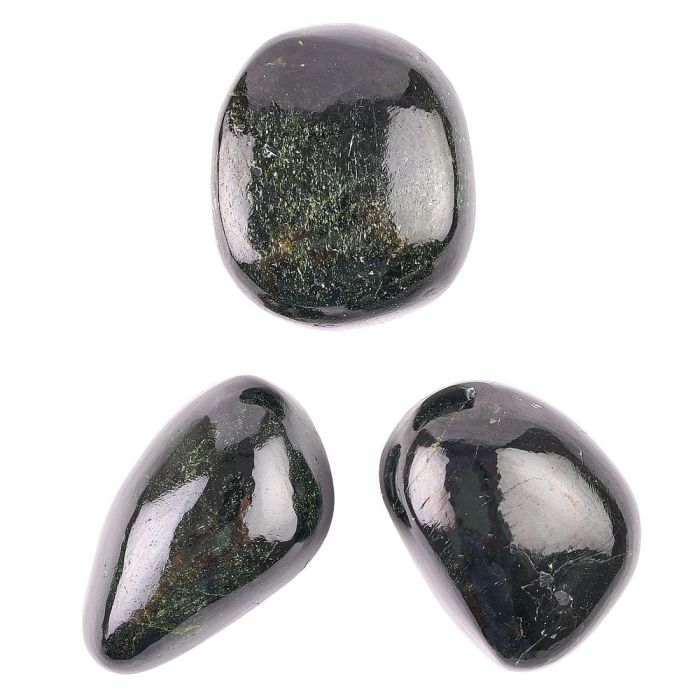 Black Diopside Large Tumblestone 30-40mm, India (50g) NETT