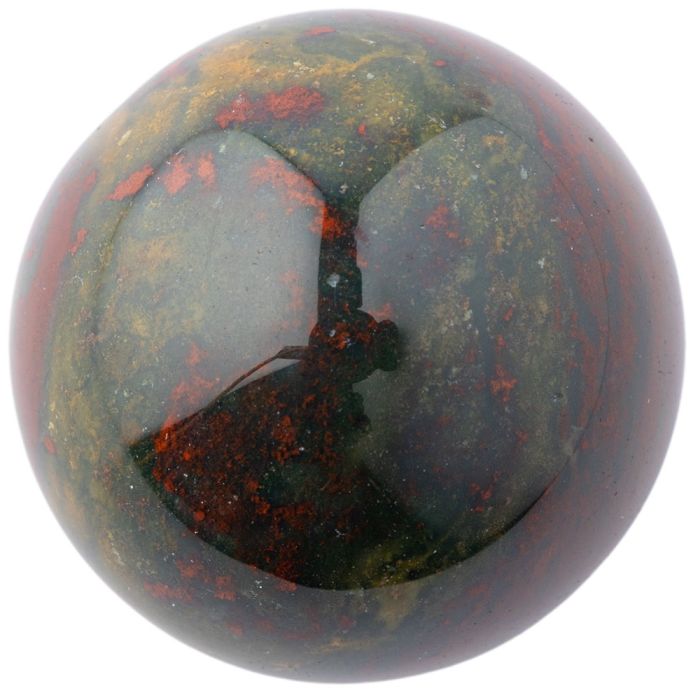 Bloodstone Sphere 25-30mm, India (1pc) NETT