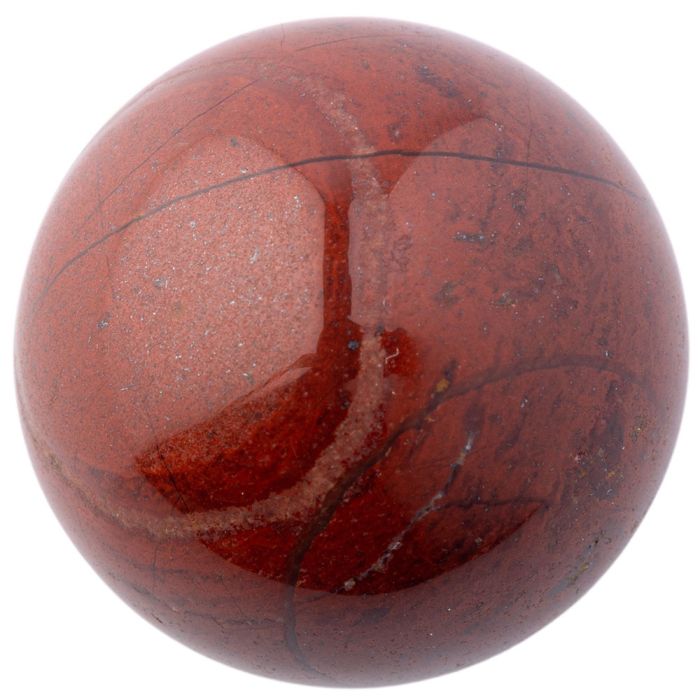 Jasper Red Sphere 25-30mm, India (1pc) NETT