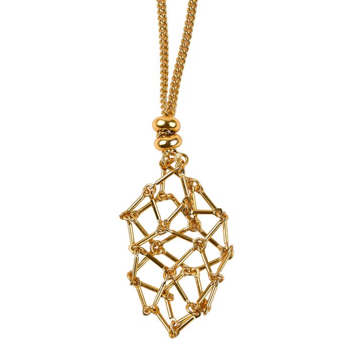 Cage Necklace 30", Gold Plated (1pc) NETT