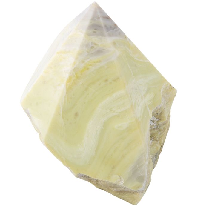 Serpentine Top Polished Point 200-300g, India (1pc) NETT
