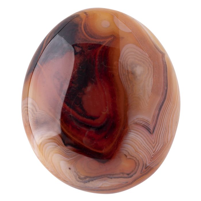 Striped Agate Galet Large, China (1pc) NETT