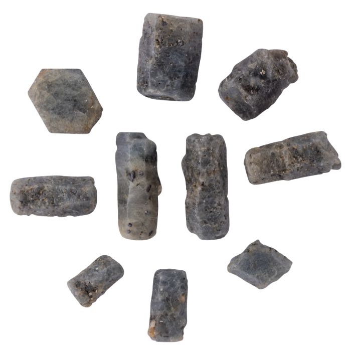 Sapphire Crystal, India 0.5-3g (10pcs) NETT