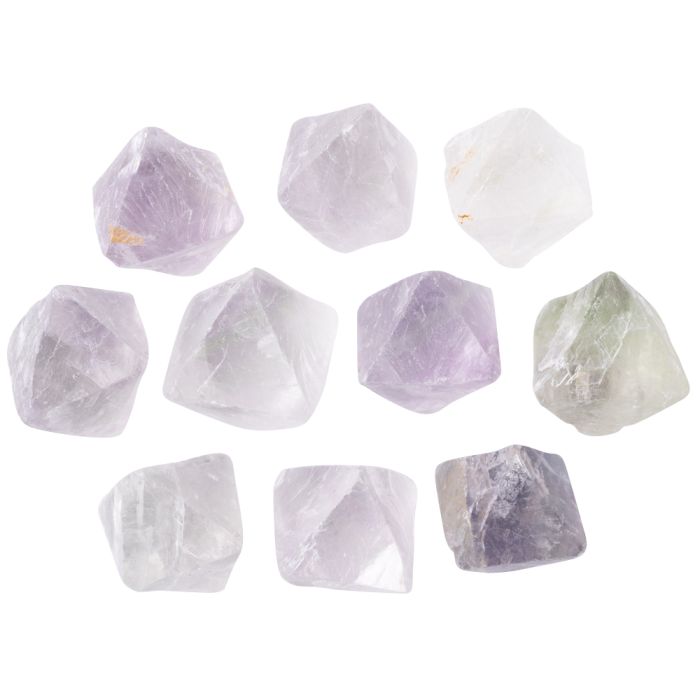 Fluorite Octahedra 25-30mm, China (10pcs) NETT