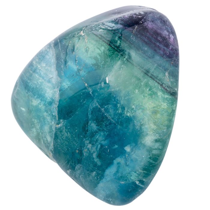 Fluorite Extra Quality Tumblestone 20-35mm, China (1pc) NETT