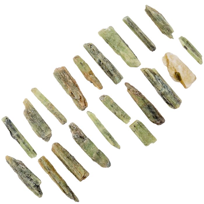 Green Kyanite Blades 1-2", Brazil (100g) NETT