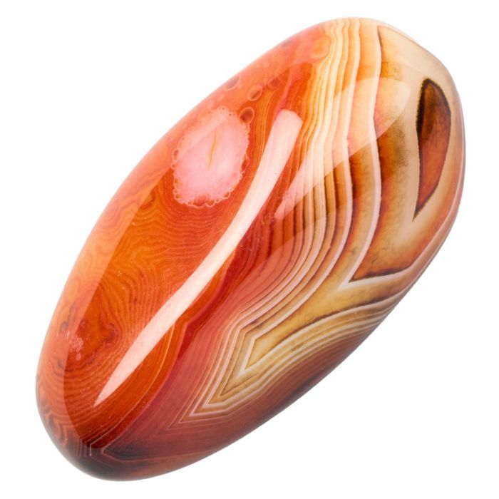 Striped Agate Smoothstone approximately 1.5-2" (1pc) NETT
