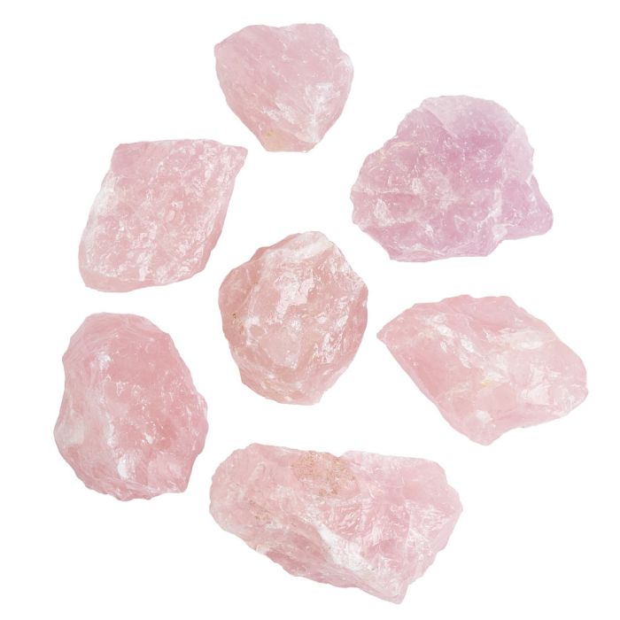 Rough Rose Quartz, Madagascar, Unsized (10 KG Bag) NFD