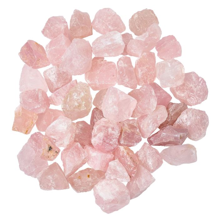 Rose Quartz Chips, approx 20-40mm  Madagascar, (1kg)