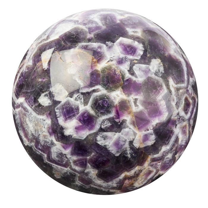 Amethyst Chevron Sphere, Zambia, 1.595kg (1pc) NFD