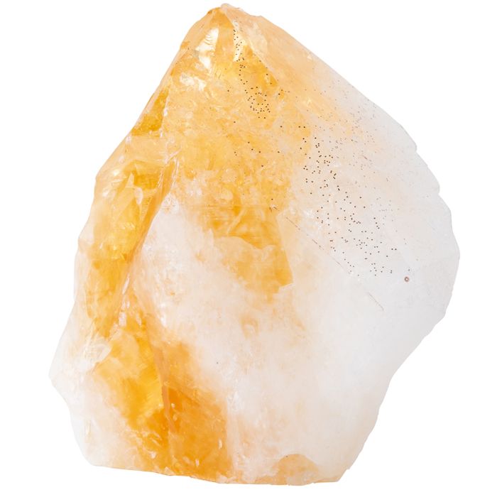Citrine Point Cut Base approx 70-80mm with Gift Box (1pc) NETT