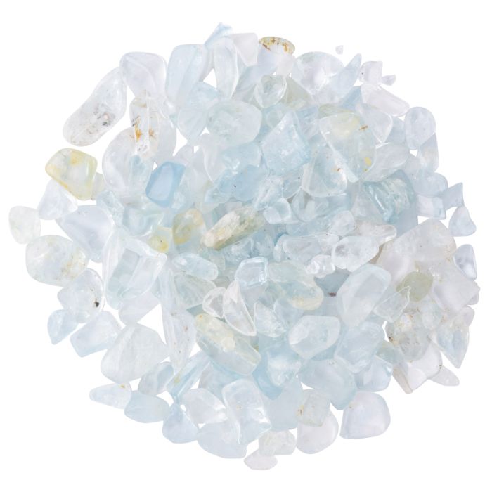 Blue Topaz Tumbled Chips 5-10mm, Brazil (100g) NETT