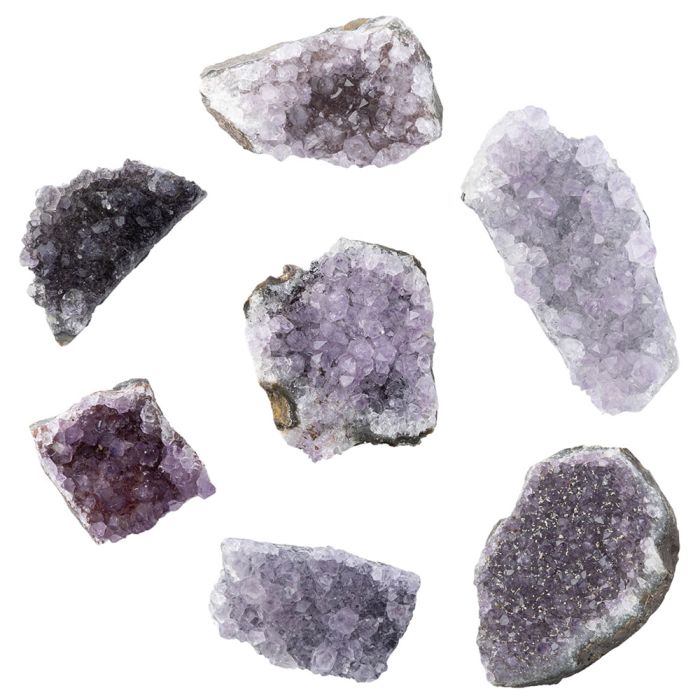 Natural Amethyst Druze 50g-200g/pc, Brazil (1KG) NETT