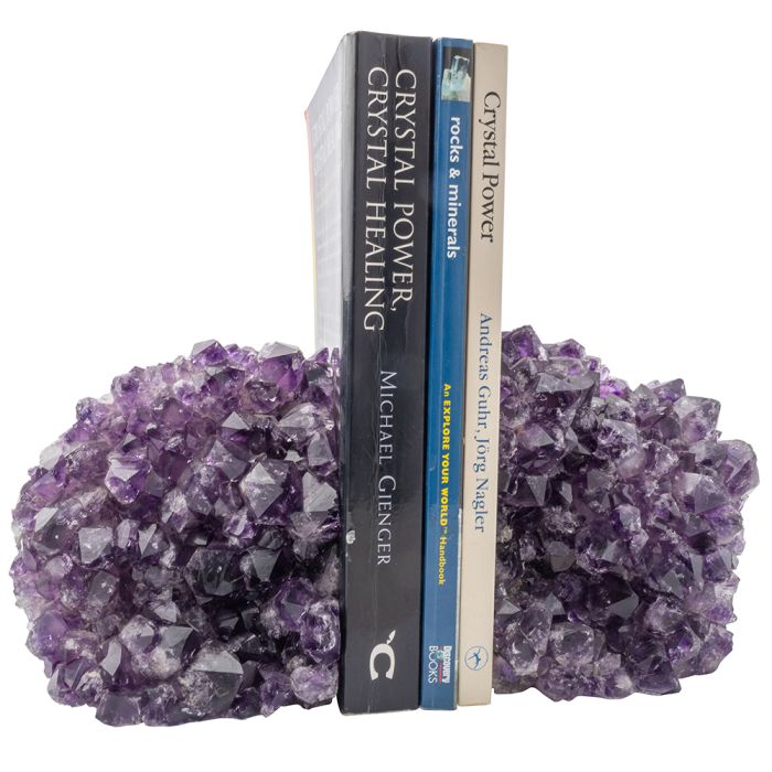 Amethyst Bookends 2nd Grade, Brazil (Pair) NETT