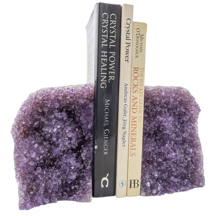 Amethyst Bookends 1st Grade, Brazil (Pair) NETT