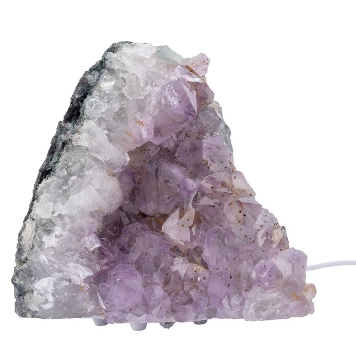 Amethyst Druze Lamp Medium, USB LED Fitting (1pc) NETT