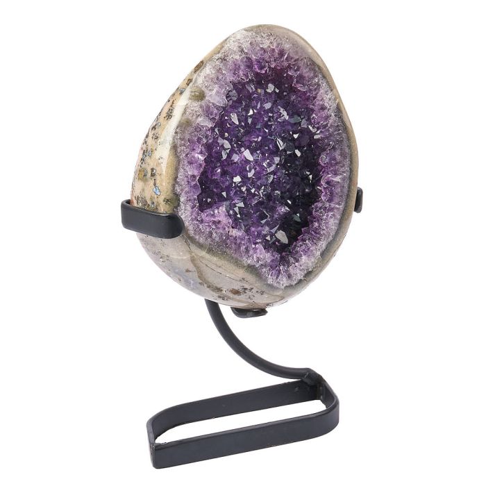 Polished Amethyst Druze with base, 1kg (1pc) NFD