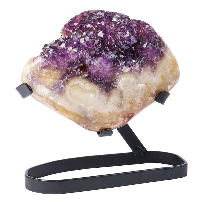 Polished Amethyst Druze with base 1.55kg (1pc) NFD