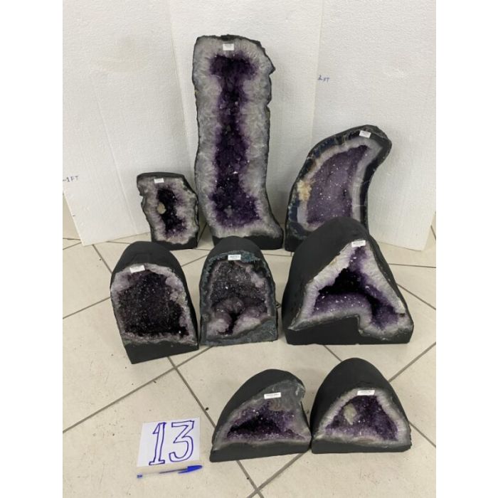 Amethyst Cathedral Crate No 13, 206.4kg (8pcs) NFD (PRE-ORDER)