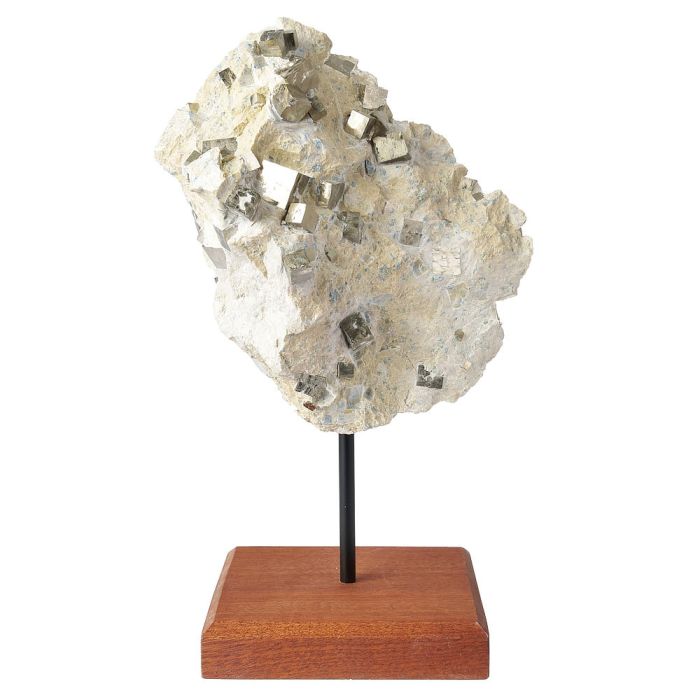 Pyrite Cubes in Basalt on Stand 1.7kg (1pc)