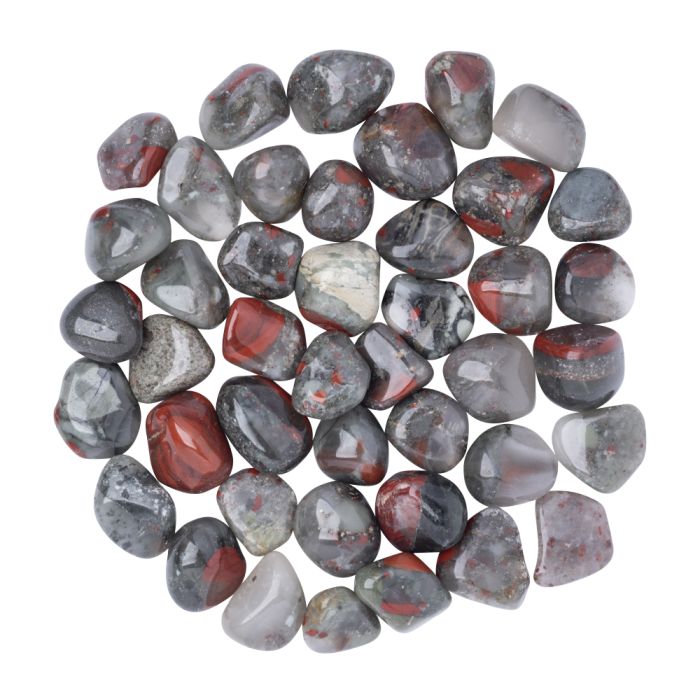 Bloodstone Tumblestone 20-40mm, India (KGs) NETT