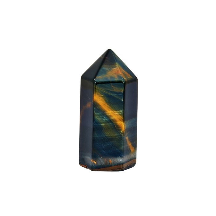 Gold & Blue Tiger Eye Polished Point 15x30/40mm NETT