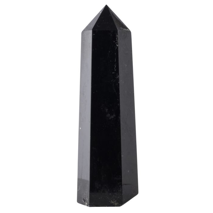 Black Obsidian Polished Point 15/20 x 60/70mm (1pc) NETT