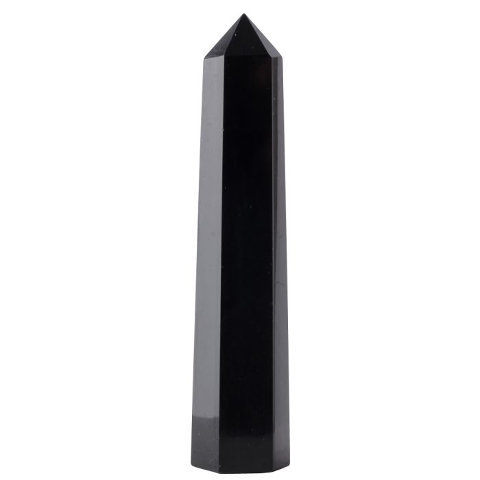 Black Obsidian Polished Point 18/20 x 90/100mm (1pc) NETT