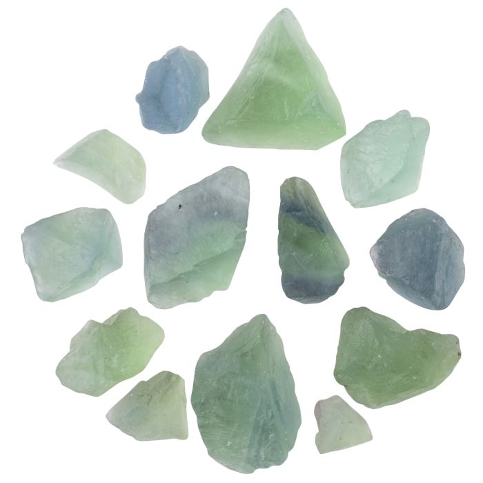 Fluorite Green 10-30mm, China (250g) NETT