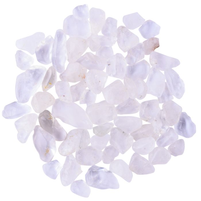 Rock Crystal (Clear Quartz) Tumbled Chips 5-10mm (100g) NETT