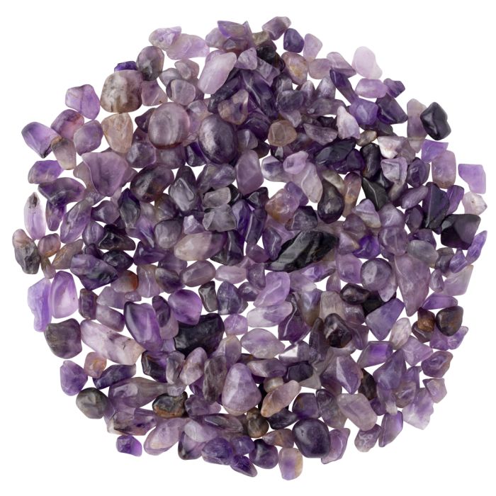 Amethyst Tumbled Chip 5-10mm, India (100g) NETT