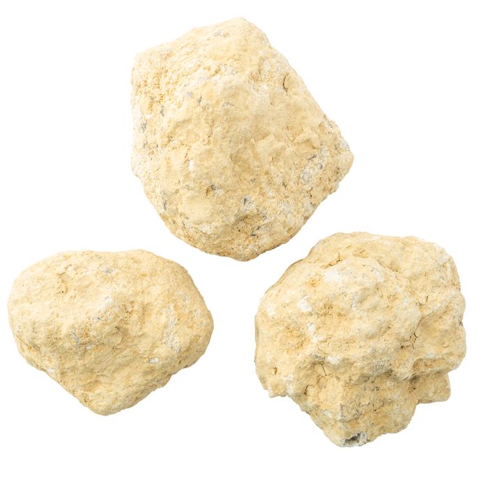 White Quartz Unbroken Geodes 8-10cm, Morocco (20KG Sack) NETT